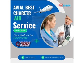 Avail Air Ambulance Services in Raipur from Medivic with All Possible Help