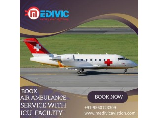 Acquire Medivic Air Ambulance in Chennai with ICU Medivic Aids