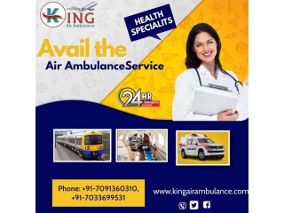Book Trustworthy King Air Ambulance Services in Dimapur with Modern Care