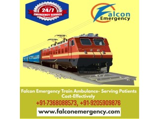 For Sick, Falcon Emergency Train Ambulance Service in Guwahati is a Benefaction
