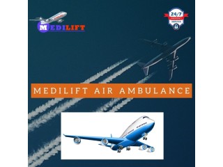 Evacuate now the Serious Patient by Medilift Air Ambulance Service in Patna