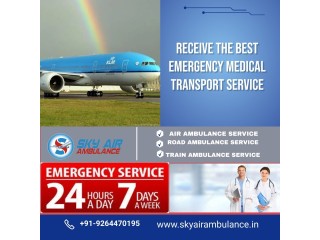 Now Pick Full ICU Support Air Ambulance Service in Guwahati