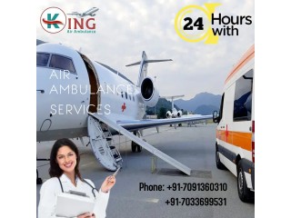 King Air Ambulance in Aurangabad - Offering Advanced Sanitary Resources Onboard