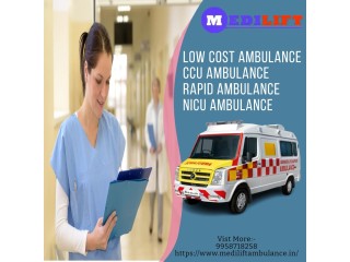 Intensive care of medical emergency Ambulance Service in Janakpuri by Medilift
