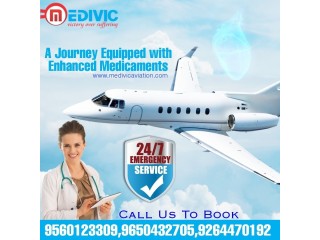 Receive Remarkable ICU Air Ambulance Service in Ranchi by Medivic