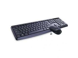 Wireless Keyboard And Mouse Black AN-100 IMICE